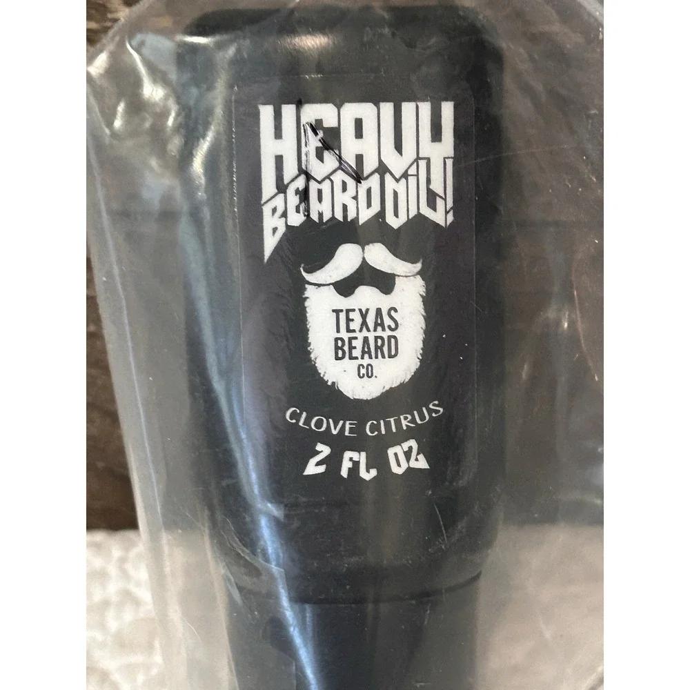 Texas Beard Company Heavy Beard Oil Clove Citrus Lot‎ Of 2